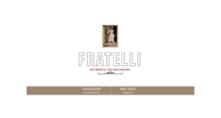 Desktop Screenshot of fratellibakery.com